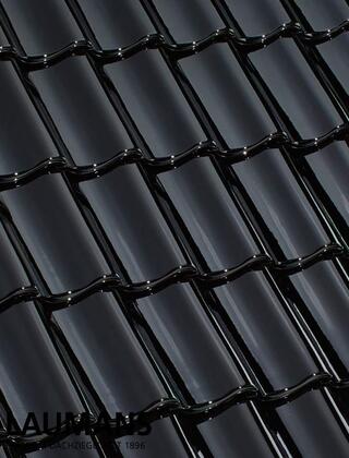 schwarz/brillant glasur