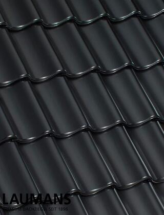schwarz satiniert/trend glasur