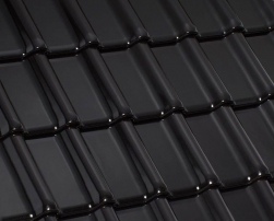 schwarz/brillant glasur