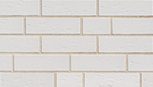  Tasna , weiß glatt ⋅ Keramikfassade