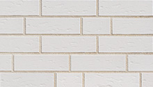  Tasna , weiß glatt ⋅ Keramikfassade