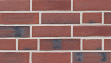  Glückstadt rot Kohle, rot Kohle ⋅ Keramikfassade