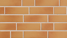  Lanzarote , gelb geflammt glatt ⋅ Keramikfassade