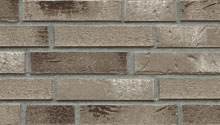  Grunewald + Dahlem, beige-grau, braun-grau, Kohle, weiß geschlämmt ⋅ Keramikfassade