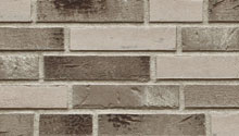  Grunewald + Lichterfelde + Dahlem, hellbeige, beigegrau, dunkelgraubeige, Kohle, weiß geschlämmt ⋅ Keramikfassade